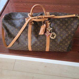 SOLD LOUIS VUITTON~KEEPALL 60~BANDOULIERE WITH STRAP